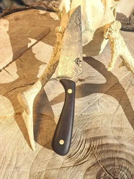 Damascus knife handmade Homestead Iron